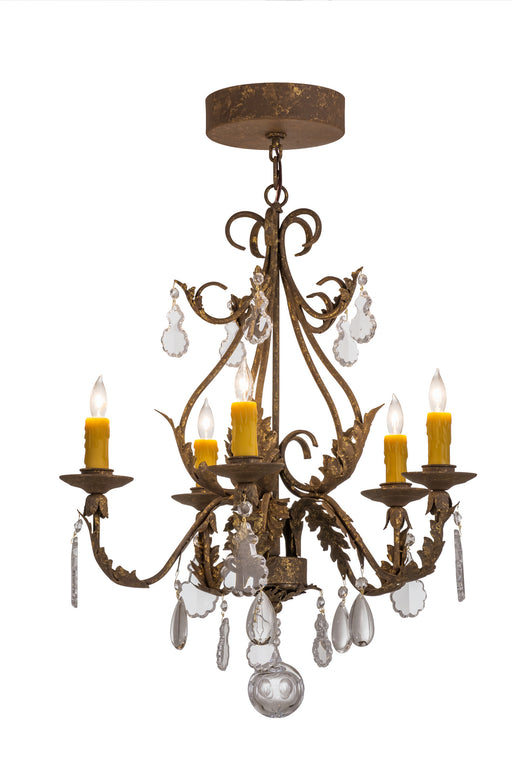 Meyda Tiffany - 159601 - Five Light Chandelier - French Elegance - Crystal