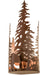 Meyda Tiffany - 159806 - One Light Wall Sconce - Bear Through The Trees - Rust