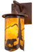 Meyda Tiffany - 159813 - One Light Wall Sconce - Fulton - Rust
