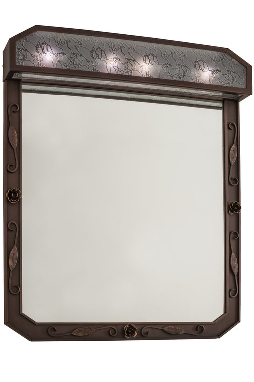 Meyda Tiffany - 160047 - Four Light Vanity Mirror - Arabesque - Mahogany Bronze