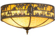 Meyda Tiffany - 160257 - Three Light Flushmount - Camel - Antique Brass