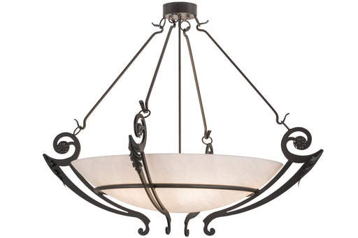 Meyda Tiffany - 160402 - Six Light Pendant - Ceres - Timeless Bronze