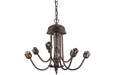 Meyda Tiffany - 160609 - Seven Light Chandelier Hardware - Citadel - Mahogany Bronze