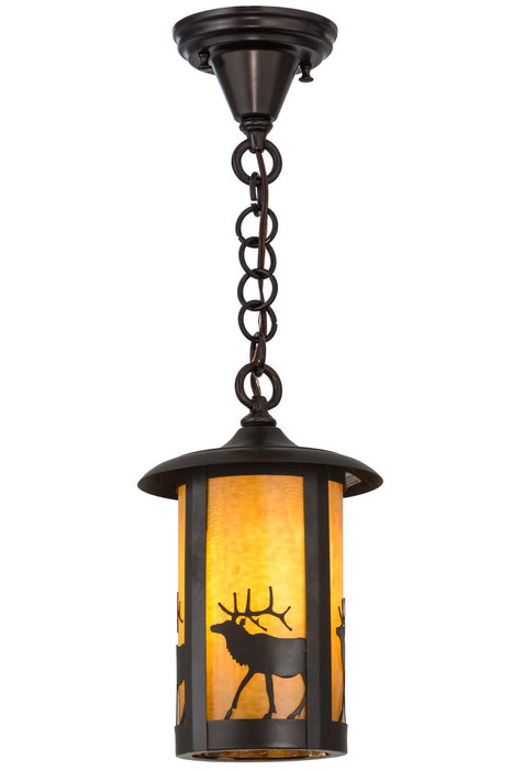 Meyda Tiffany - 160626 - Pendant - Fulton - Craftsman Brown