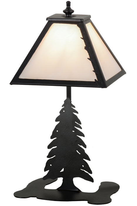 Meyda Tiffany - 160852 - One Light Accent Lamp - Leaf Edge - Crystal