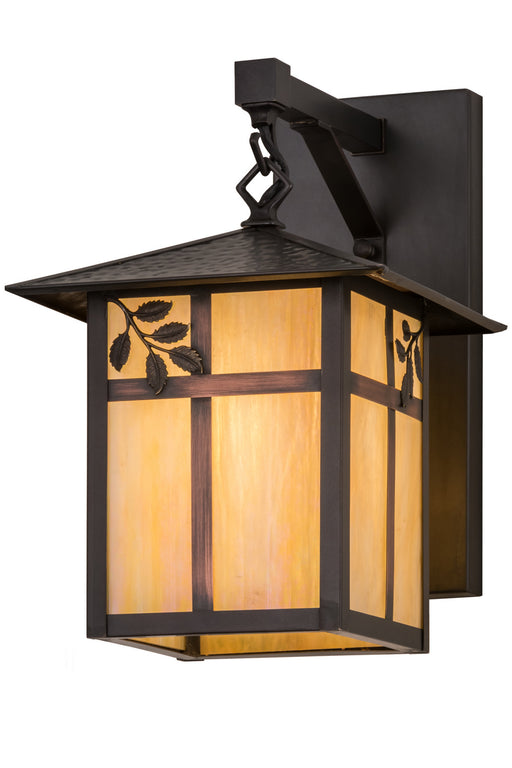 Meyda Tiffany - 161101 - One Light Wall Sconce - Seneca - Craftsman Brown