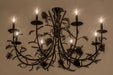 Meyda Tiffany - 161106 - Eight Light Chandelier - Pinecone - Chestnut