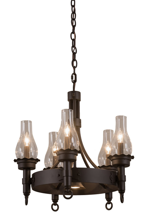 Meyda Tiffany - 161543 - Six Light Chandelier - Durango - Oil Rubbed Bronze