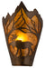 Meyda Tiffany - 161605 - One Light Wall Sconce - Moose At Dawn - Antique Copper