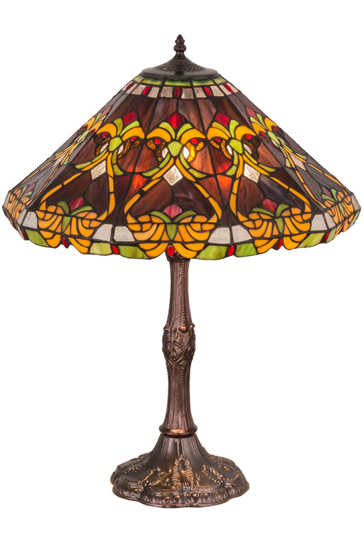 Meyda Tiffany - 162204 - One Light Table Lamp - Middleton - Mahogany Bronze