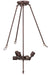 Meyda Tiffany - 162421 - Six Light Semi-Flushmount Hardware - Vierzehn - Mahogany Bronze