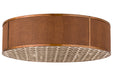 Meyda Tiffany - 163349 - Ten Light Flushmount - Cilindro - Transparent Copper