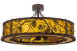 Meyda Tiffany - 166742 - LED Chandel-Air - Whispering Pines - Rust,Wrought Iron