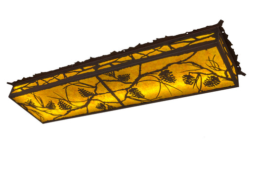 Meyda Tiffany - 166763 - LED Flushmount - Whispering Pines - Rust,Wrought Iron