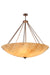 Meyda Tiffany - 167256 - Ten Light Pendant - Madison - Mahogany Bronze