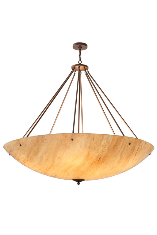 Meyda Tiffany - 167256 - Ten Light Pendant - Madison - Mahogany Bronze