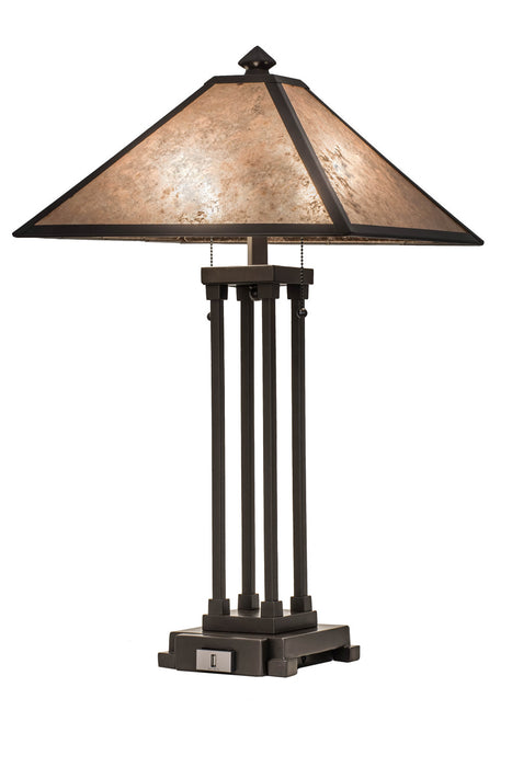 Meyda Tiffany - 167366 - Two Light Table Lamp - Sutter - Timeless Bronze