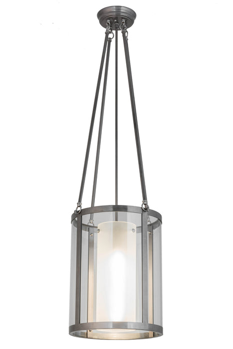 Meyda Tiffany - 167874 - One Light Pendant - Cilindro - Steel