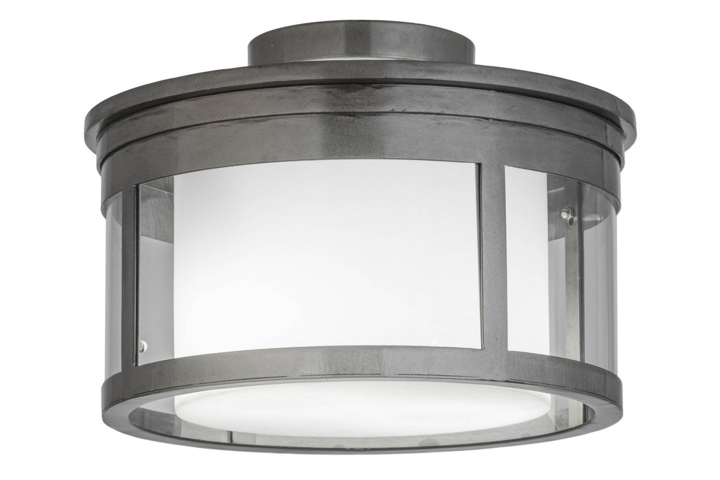 Meyda Tiffany - 167935 - Two Light Flushmount - Cilindro - Steel