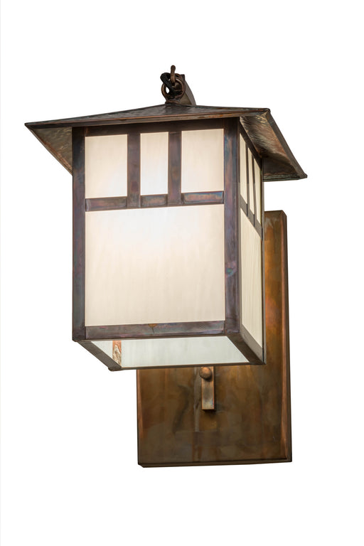 Meyda Tiffany - 168119 - One Light Wall Sconce - Seneca - Craftsman Brown