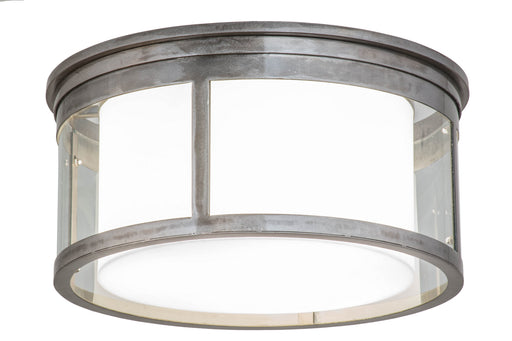 Meyda Tiffany - 167646 - Three Light Flushmount - Cilindro - Steel