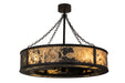 Meyda Tiffany - 168462 - Eight Light Chandel-Air - Smythe - Wrought Iron