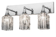 Meyda Tiffany - 169822 - Three Light Vanity - Metro Fusion - Chrome