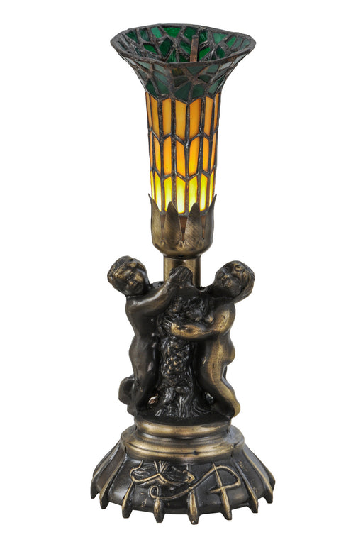 Meyda Tiffany - 18451 - One Light Mini Lamp - Twin Cherub - Antique Copper