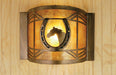 Meyda Tiffany - 51502 - One Light Wall Sconce - Horseshoe - Antique Copper