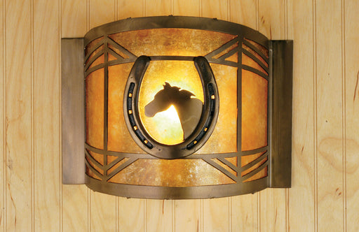 Meyda Tiffany - 51502 - One Light Wall Sconce - Horseshoe - Antique Copper
