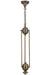 Meyda Tiffany - 666611 - One Light Pendant Hardware - Hyde Park - Antique Brass