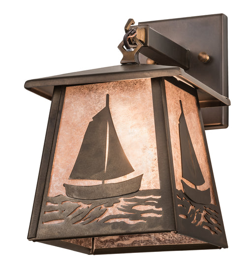 Meyda Tiffany - 82646 - One Light Wall Sconce - Sailboat - Antique Copper
