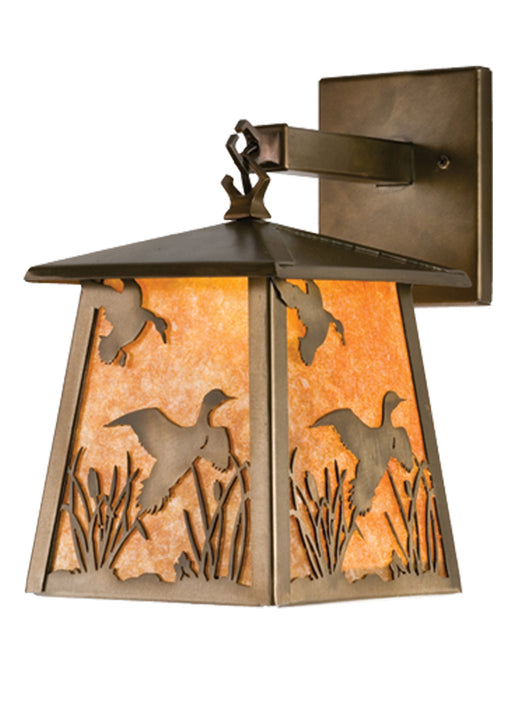 Meyda Tiffany - 82652 - One Light Wall Sconce - Ducks In Flight - Antique Copper