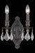 Elegant Lighting - 9202W9DB/RC - Two Light Wall Sconce - Rosalia - Dark Bronze