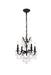 Elegant Lighting - 9204D17DB/RC - Four Light Pendant - Rosalia - Dark Bronze