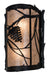Meyda Tiffany - 172700 - Two Light Wall Sconce - Whispering Pines - Oil Rubbed Bronze