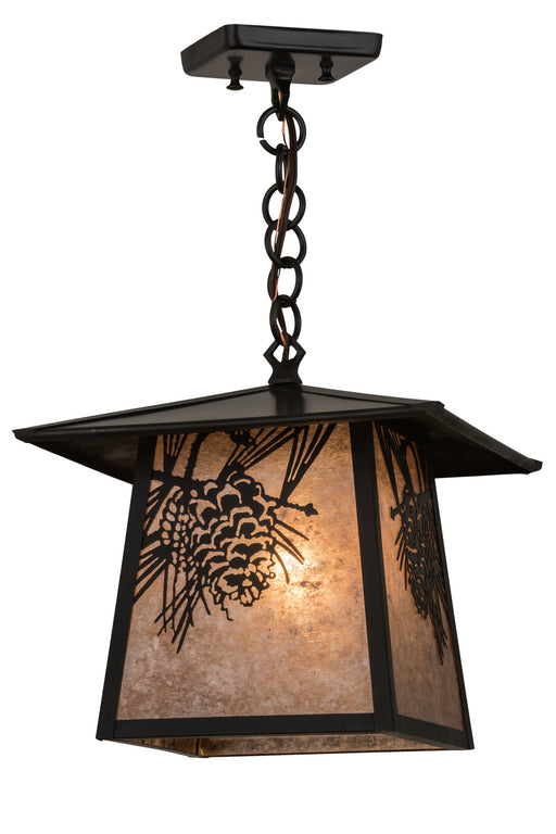 Meyda Tiffany - 45746 - One Light Pendant - Stillwater - Craftsman Brown
