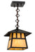 Meyda Tiffany - 92202 - One Light Pendant - Stillwater - Craftsman Brown