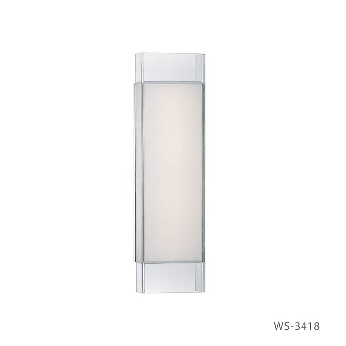 Modern Forms - WS-3418-CH - LED Bathroom Vanity - Cloud - Chrome