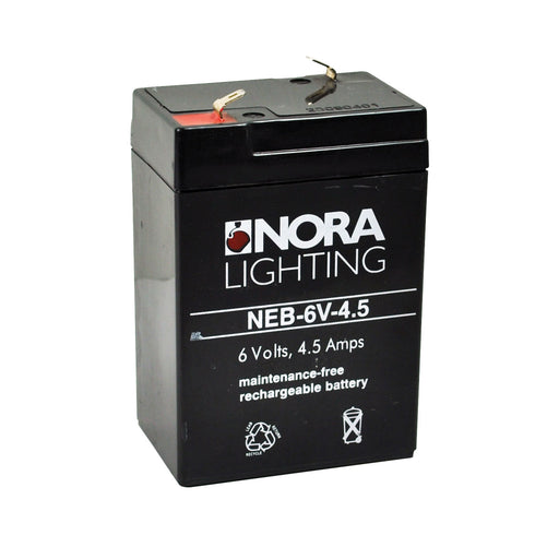 Nora Lighting - NEB-6V-4.5 - Battery 6 Volt 4.5 Amp/Hour - Exit & Emergency