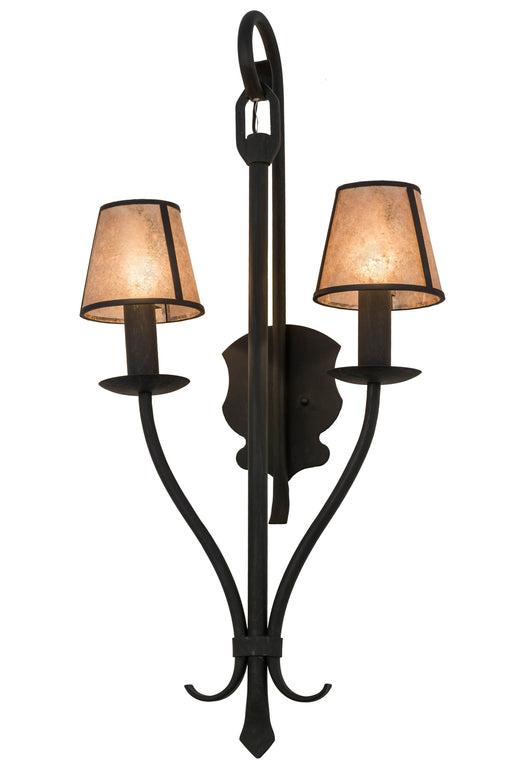 Meyda Tiffany - 156881 - Two Light Wall Sconce - Nehring - Timeless Bronze