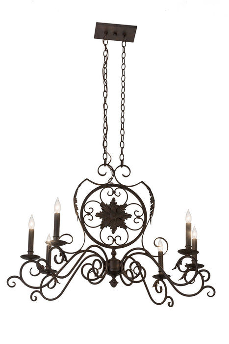 Meyda Tiffany - 166498 - Six Light Chandelier - Christabel - Cajun Spice