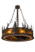 Meyda Tiffany - 166833 - Eight Light Chandel-Air - Tall Pines - Copper Rust /Amber Mica