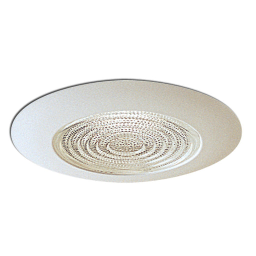 Nora Lighting - NT-23 - 6`` Fresnel Shower Lens W/ Metal Trim - Recessed - White
