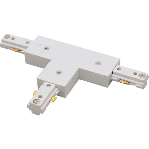 Nora Lighting - NT-2314W/L - T Connector, 2 Circuit Track, Left Polarity - 2-Circuit Track - White