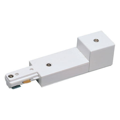 Nora Lighting - NT-328W/L - Live End Conduit Feed, Left Polarity, 1 Circuit Track - Track - White