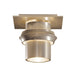 Hubbardton Forge - 124910-SKT-84 - One Light Semi-Flush Mount - Twi - Soft Gold