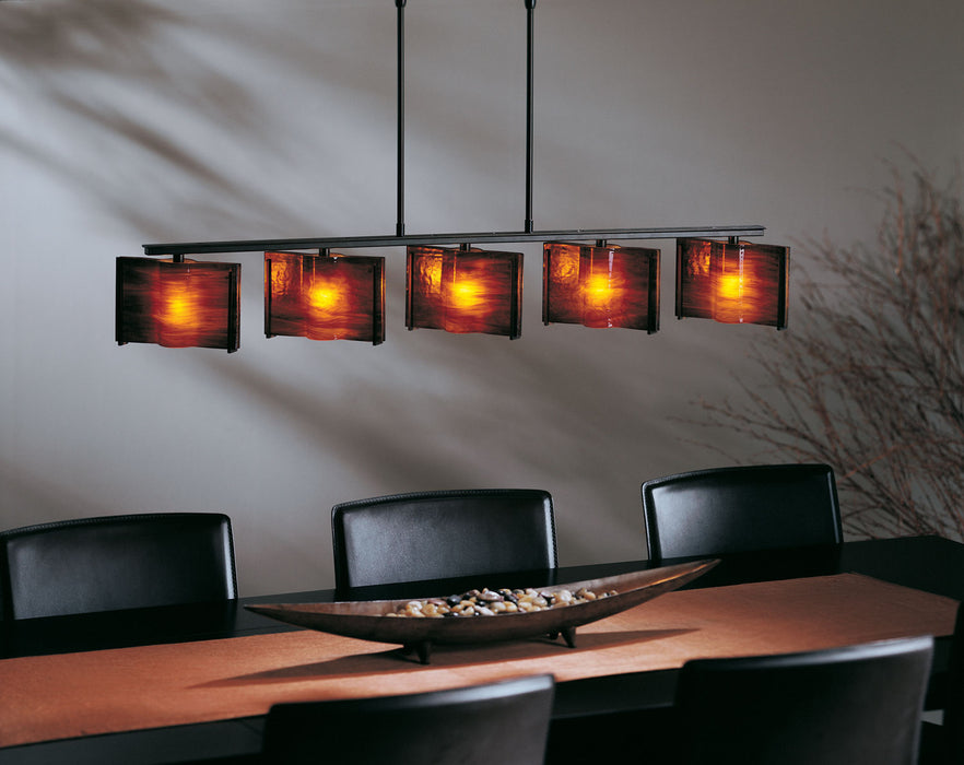 Hubbardton Forge - 137545-SKT-LONG-07-ZB0151 - Five Light Pendant - Exos - Dark Smoke