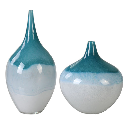 Uttermost - 20084 - Vases, S/2 - Carlas - Green/White