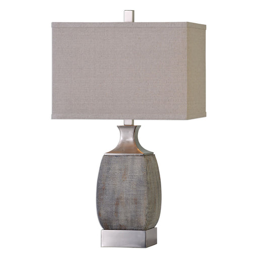 Uttermost - 27143-1 - One Light Table Lamp - Caffaro - Brushed Nickel